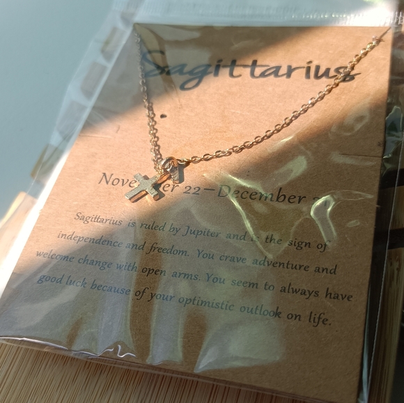 Sagittarius Zodiac Necklace Stainless steel - Picture 3 of 3